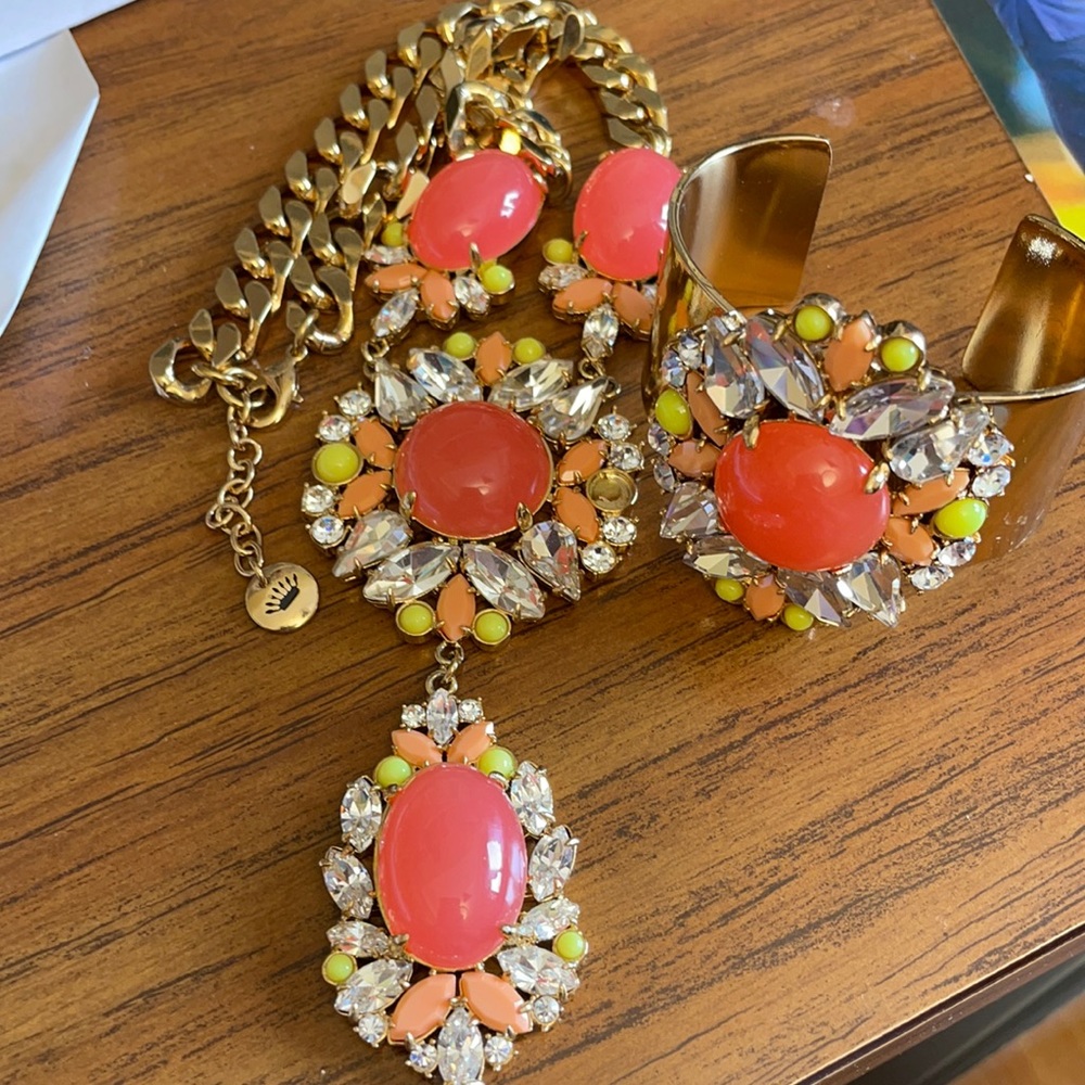 Juicy Couture costume jewelry set